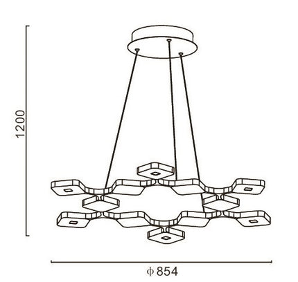 Chandelier FAVO by Rodesigne