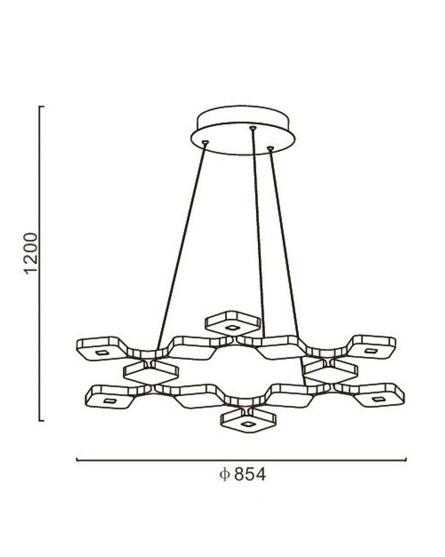 Chandelier FAVO by Rodesigne