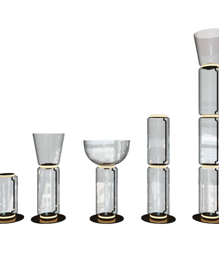 Floor lamp KRUKKE by Rodesigne — glass designer floor lamp by RODESIGNE
