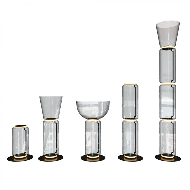 Floor lamp KRUKKE by Rodesigne — glass designer floor lamp by RODESIGNE