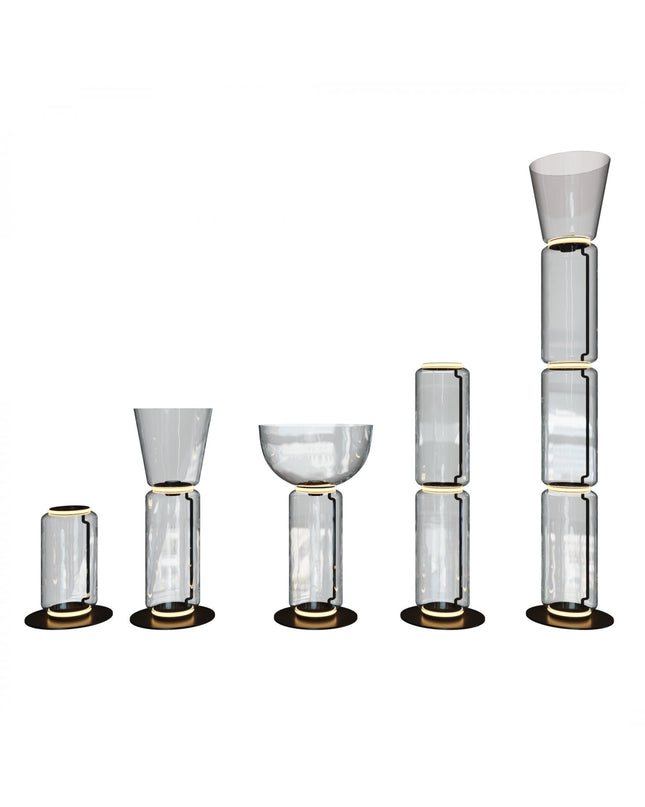 Floor lamp KRUKKE by Rodesigne — glass designer floor lamp by RODESIGNE