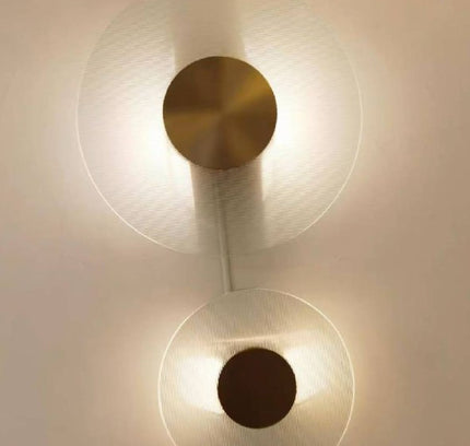 Wall Sconce LUXURE CIRCLE — brass wall sconce lamp, designer lighting by RODESIGNE