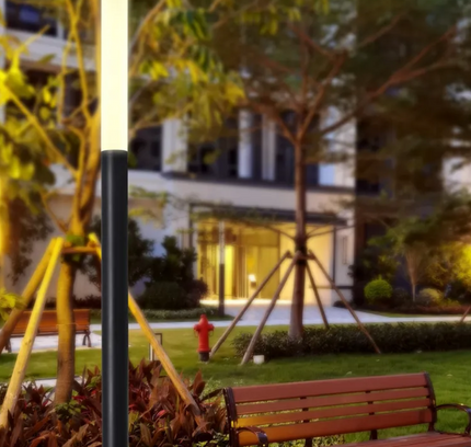 Landscape light POST Ø102mm by RODESIGNE