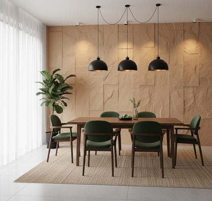 Panel LIME STONE — decorative acoustic wall panel, sound absorption by RODESIGNE