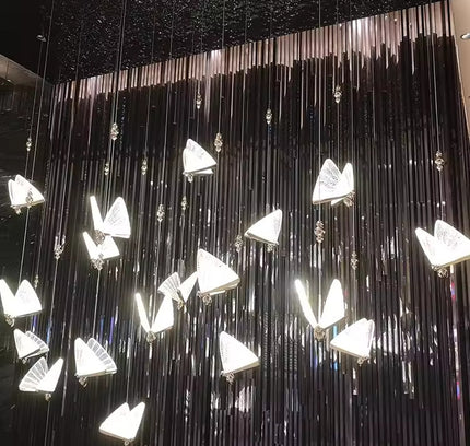 Pendant Light FARFALLA — modern pendant light, custom designer lighting by RODESIGNE