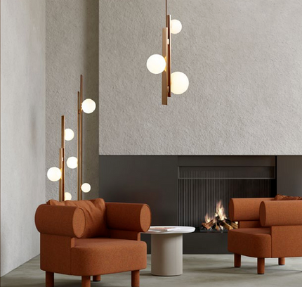 Pendant lamp ANEDERRA by Rodesigne — brass modern pendant light, custom designer lighting by RODESIGNE