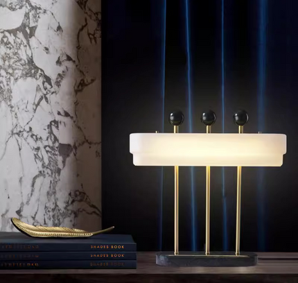 Table lamp PALMERO by Rodesigne — brass designer table lamp by RODESIGNE