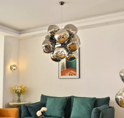 Chandelier PIERO by Rodesigne — glass designer chandelier, custom lighting by RODESIGNE
