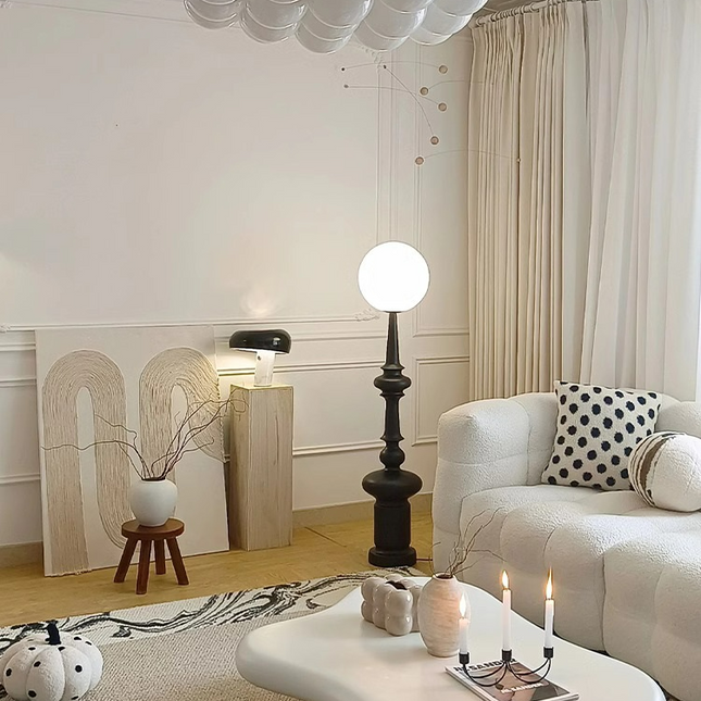 Floor lamp MISSE by Rodesigne — glass designer floor lamp by RODESIGNE