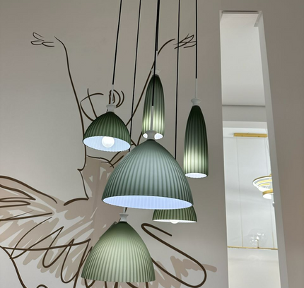 Pendant lamp ALLIOUS by Rodesigne — glass modern pendant light, custom designer lighting by RODESIGNE