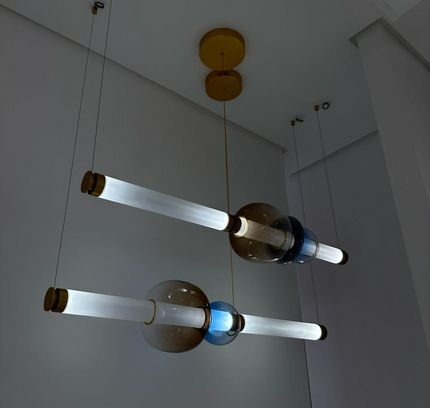 Chandelier VARETA by Rodesigne — bronze designer chandelier, custom lighting by RODESIGNE