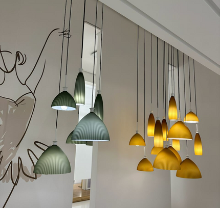 Pendant lamp ALLIOUS by Rodesigne — glass modern pendant light, custom designer lighting by RODESIGNE