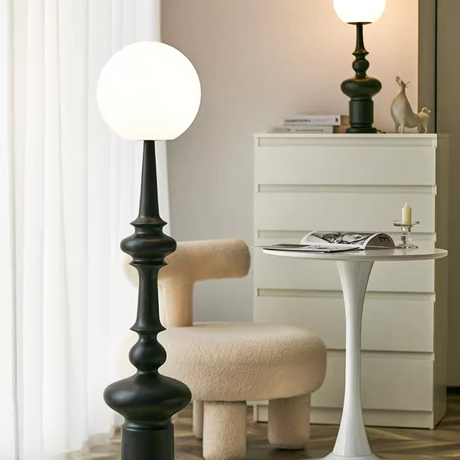 Floor lamp MISSE by Rodesigne — glass designer floor lamp by RODESIGNE