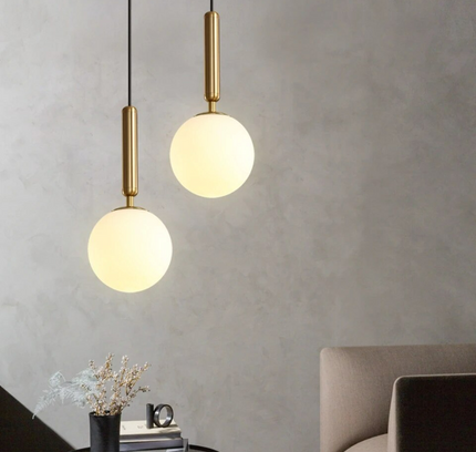 Pendant lamp TAF by Rodesigne — brass modern pendant light, custom designer lighting by RODESIGNE