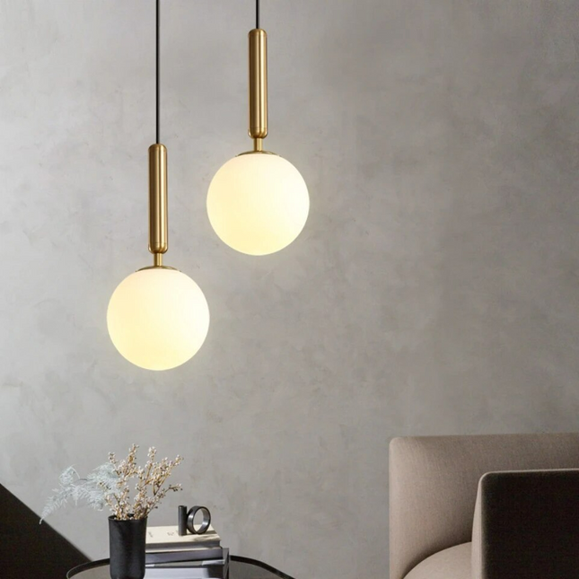 Pendant lamp TAF by Rodesigne — brass modern pendant light, custom designer lighting by RODESIGNE