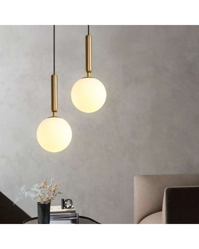 Pendant lamp TAF by Rodesigne — brass modern pendant light, custom designer lighting by RODESIGNE