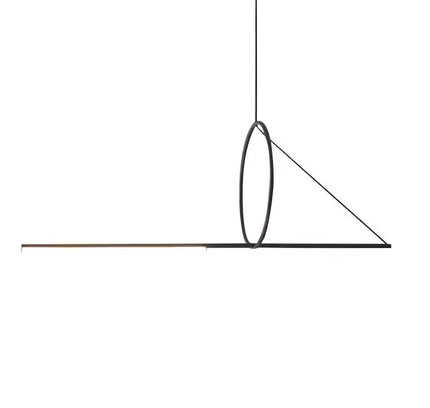 Designer Pendant Light CERCLE ET TRAIT — modern pendant light, custom designer lighting by RODESIGNE