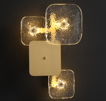 Wall Sconce PERLON — brass wall sconce lamp, designer lighting by RODESIGNE