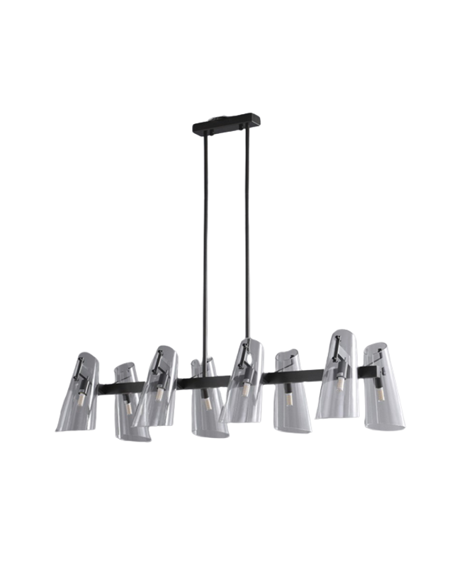 Chandelier DAMASO LONG — designer chandelier, custom lighting by RODESIGNE