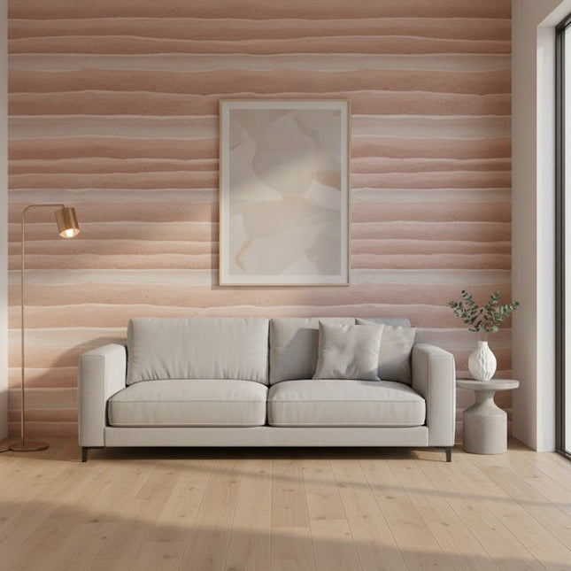 Wall Panel RAMMED EARTH BOARD GR — decorative acoustic wall panel, sound absorption by RODESIGNE