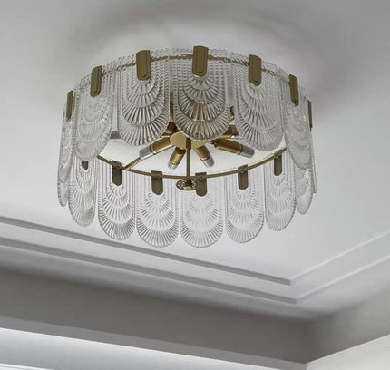 Chandelier ERNESTA — glass designer chandelier, custom lighting by RODESIGNE