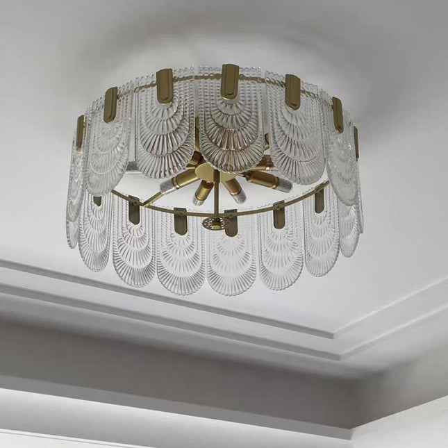 Chandelier ERNESTA — glass designer chandelier, custom lighting by RODESIGNE