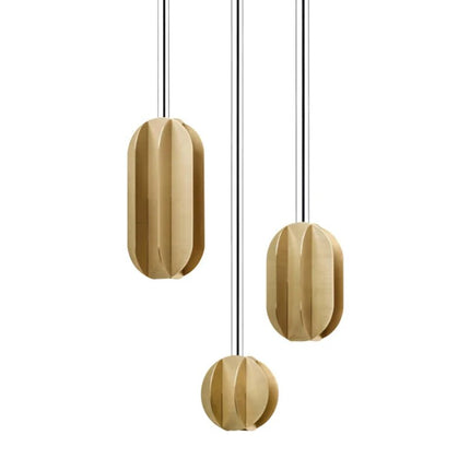 Pendant lamp EL LIGHTING by Rodesigne — brass modern pendant light, custom designer lighting by RODESIGNE