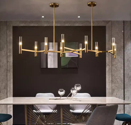 Chandelier TABULARE — designer chandelier, custom lighting by RODESIGNE
