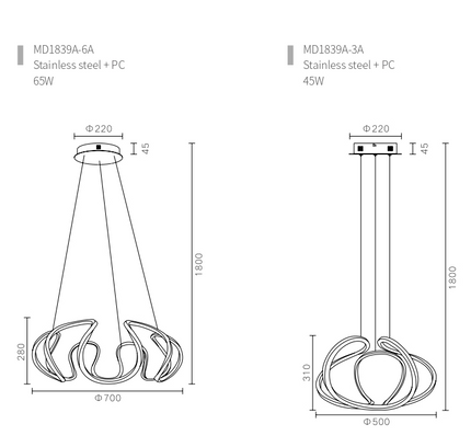 Chandelier NESTER — designer chandelier, custom lighting by RODESIGNE