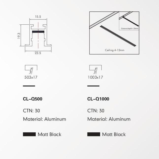 Track Rail FABIO-Q