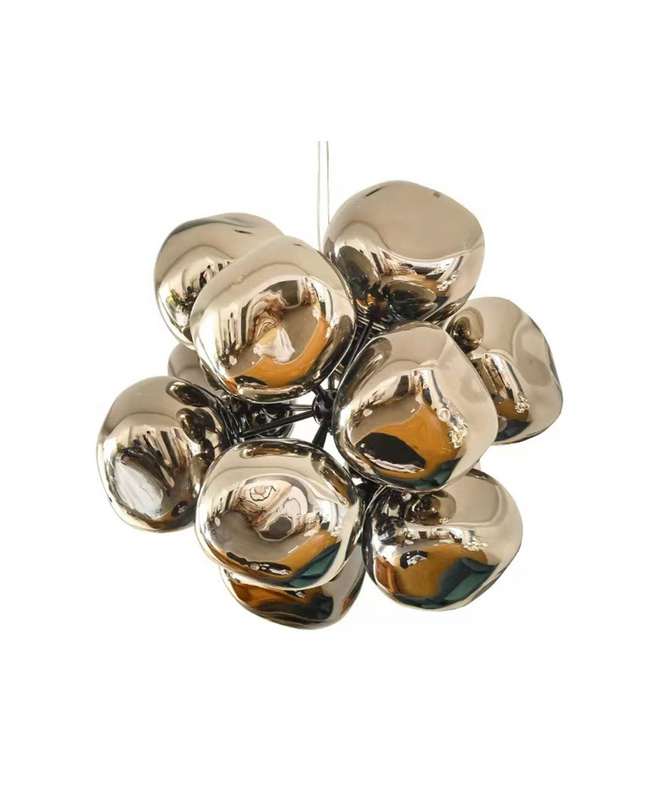 Chandelier PIERO by Rodesigne — glass designer chandelier, custom lighting by RODESIGNE