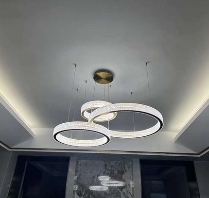 Chandelier PAREN — designer chandelier, custom lighting by RODESIGNE