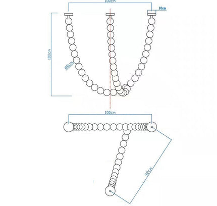 Chandelier BEADS by Rodesigne