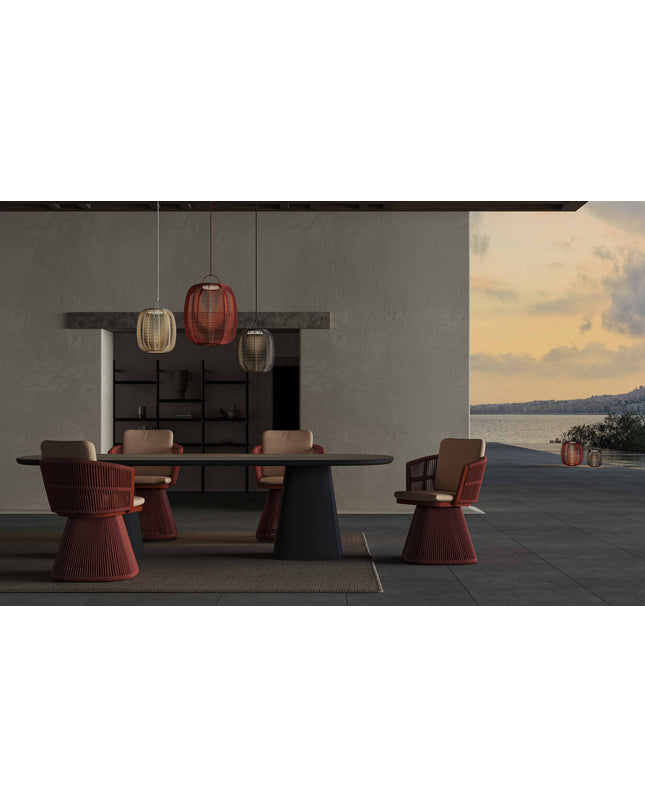 MARRAKECH Swivel Dining Armchair — Outdoor by Rodesigne