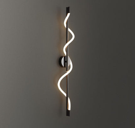 Wall Sconce TRACER TWISTED — brass wall sconce lamp, designer lighting by RODESIGNE