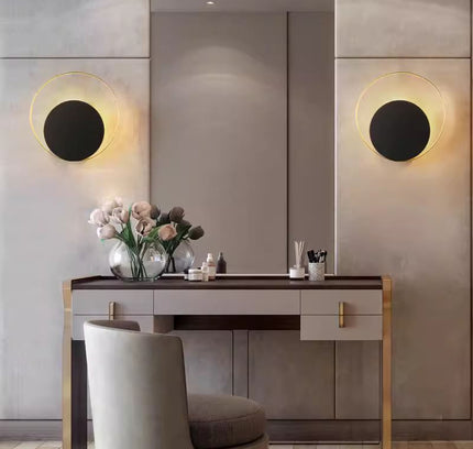 Wall lamp (Sconce) CIRCLE by Rodesigne — brass wall sconce lamp, designer lighting by RODESIGNE