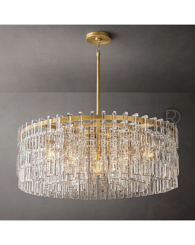 Chandelier MUMIA by Rodesigne — brass designer chandelier, custom lighting by RODESIGNE