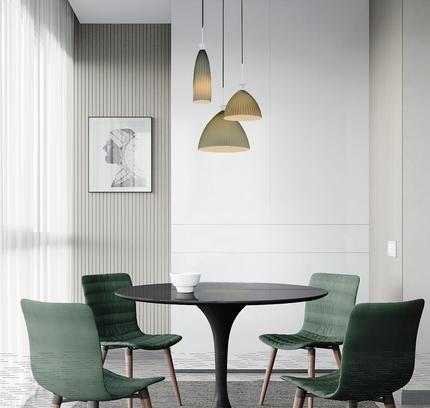 Pendant lamp ALLIOUS by Rodesigne — glass modern pendant light, custom designer lighting by RODESIGNE