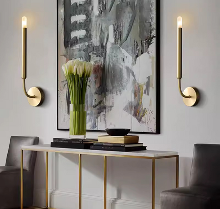 Wall lamp (Sconce) QUENOUILLES by Rodesigne — brass wall sconce lamp, designer lighting by RODESIGNE