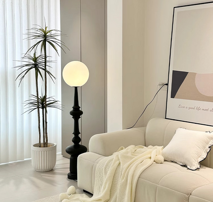 Floor lamp MISSE by Rodesigne — glass designer floor lamp by RODESIGNE