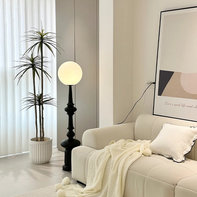 Floor lamp MISSE by Rodesigne — glass designer floor lamp by RODESIGNE