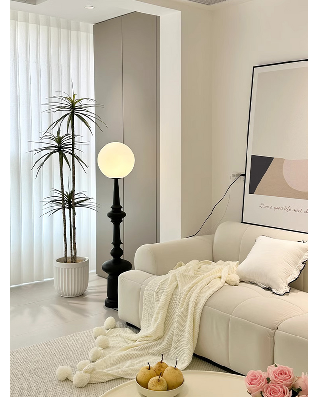Floor lamp MISSE by Rodesigne — glass designer floor lamp by RODESIGNE