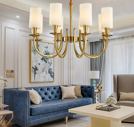 Chandelier MASON by Rodesigne — brass designer chandelier, custom lighting by RODESIGNE