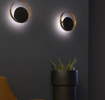 Wall lamp (Sconce) CIRCLE by Rodesigne — brass wall sconce lamp, designer lighting by RODESIGNE