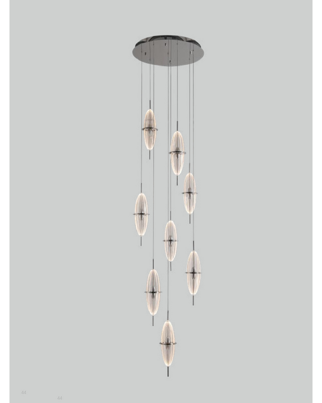 Chandelier HENDREX — designer chandelier, custom lighting by RODESIGNE
