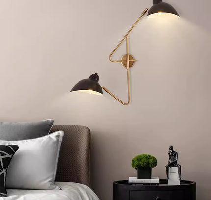 Wall Sconce POSTELA — brass wall sconce lamp, designer lighting by RODESIGNE