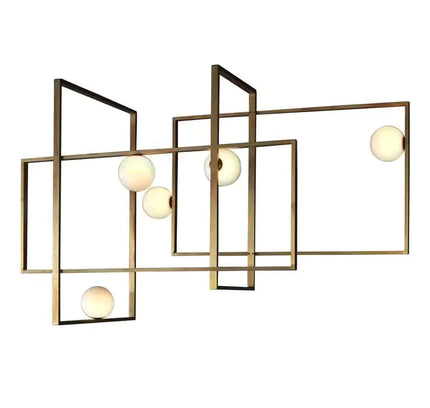Chandelier RECTANGLES — designer chandelier, custom lighting by RODESIGNE