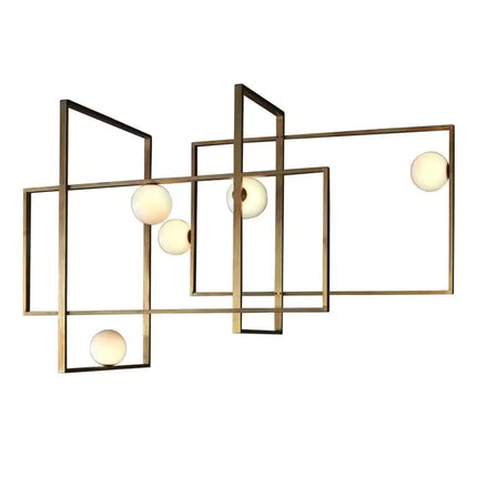 Chandelier RECTANGLES — designer chandelier, custom lighting by RODESIGNE