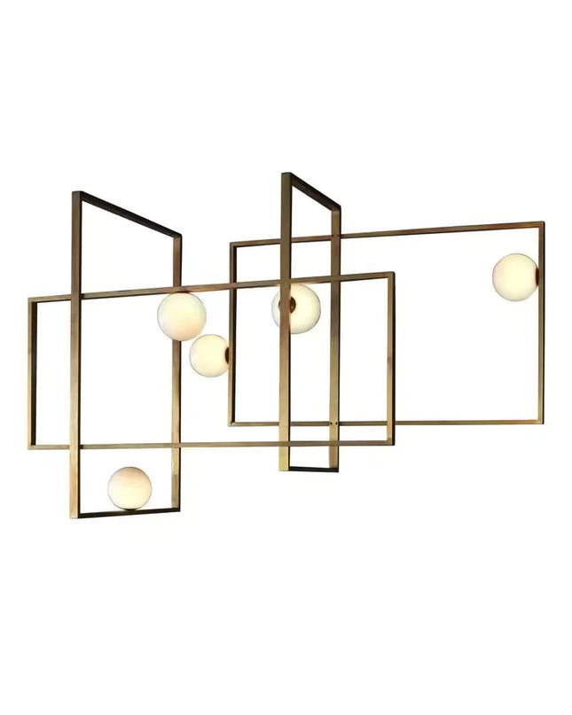 Chandelier RECTANGLES — designer chandelier, custom lighting by RODESIGNE