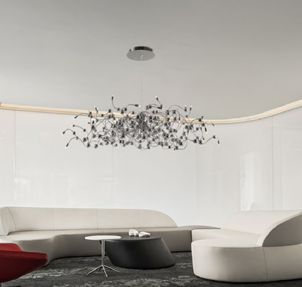 Chandelier PEDRA — designer chandelier, custom lighting by RODESIGNE